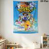 Digimon Heroes Epic Battles Await Tapestry Fashion Print Background Cloth Wall Covering Decoration Atmospheric Background Cloth Home Decor