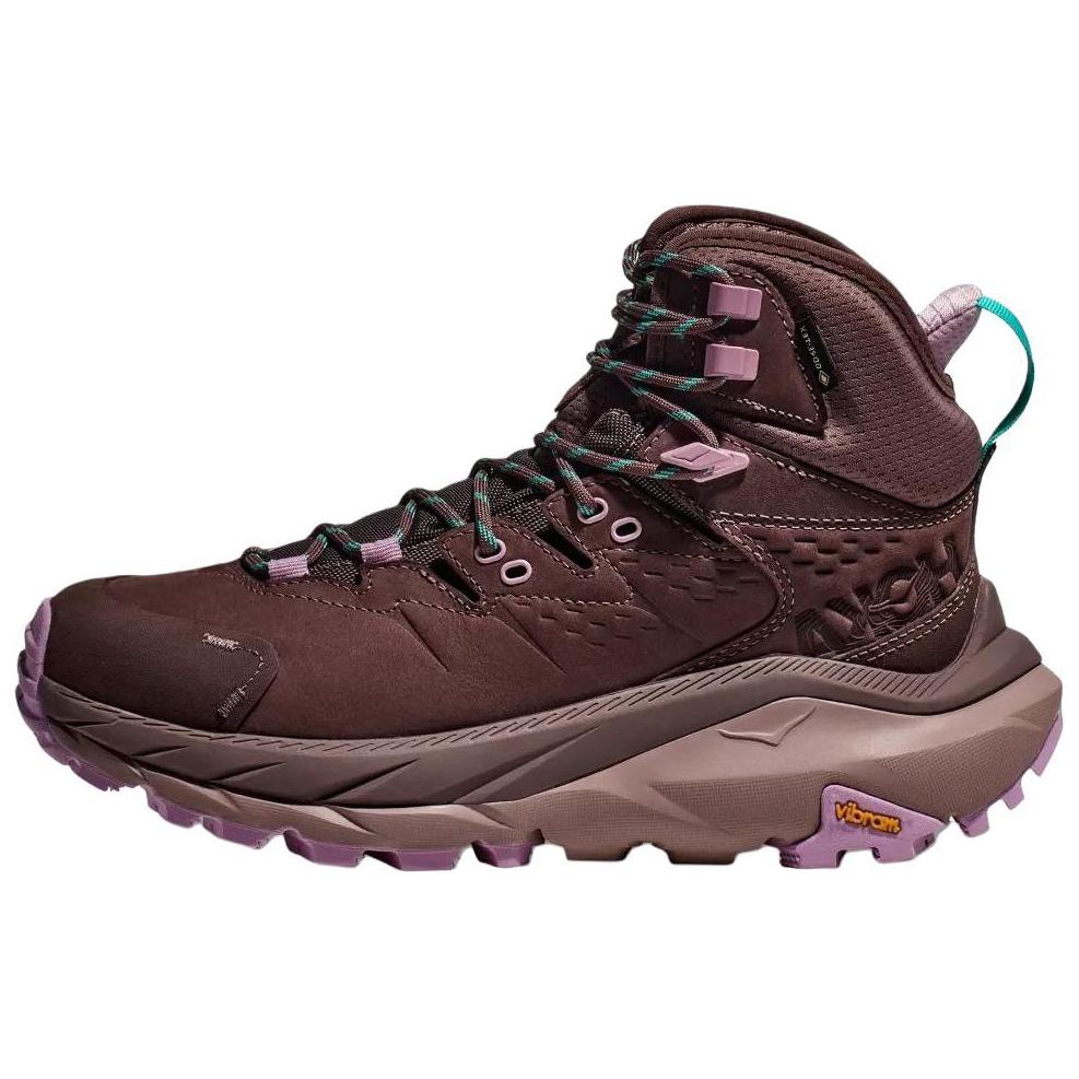 Hoka One One Kaha 2 Gtx Comfortable Versatile Non-Slip Durable High-Top Hiking Shoes Women Hiking Shoes Brown 1123156-SZQ