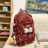 New Schoolbag for Girls with Large Capacity Cute Soft Girl Girl Backpack Lightweight Campus Versatile Backpack
