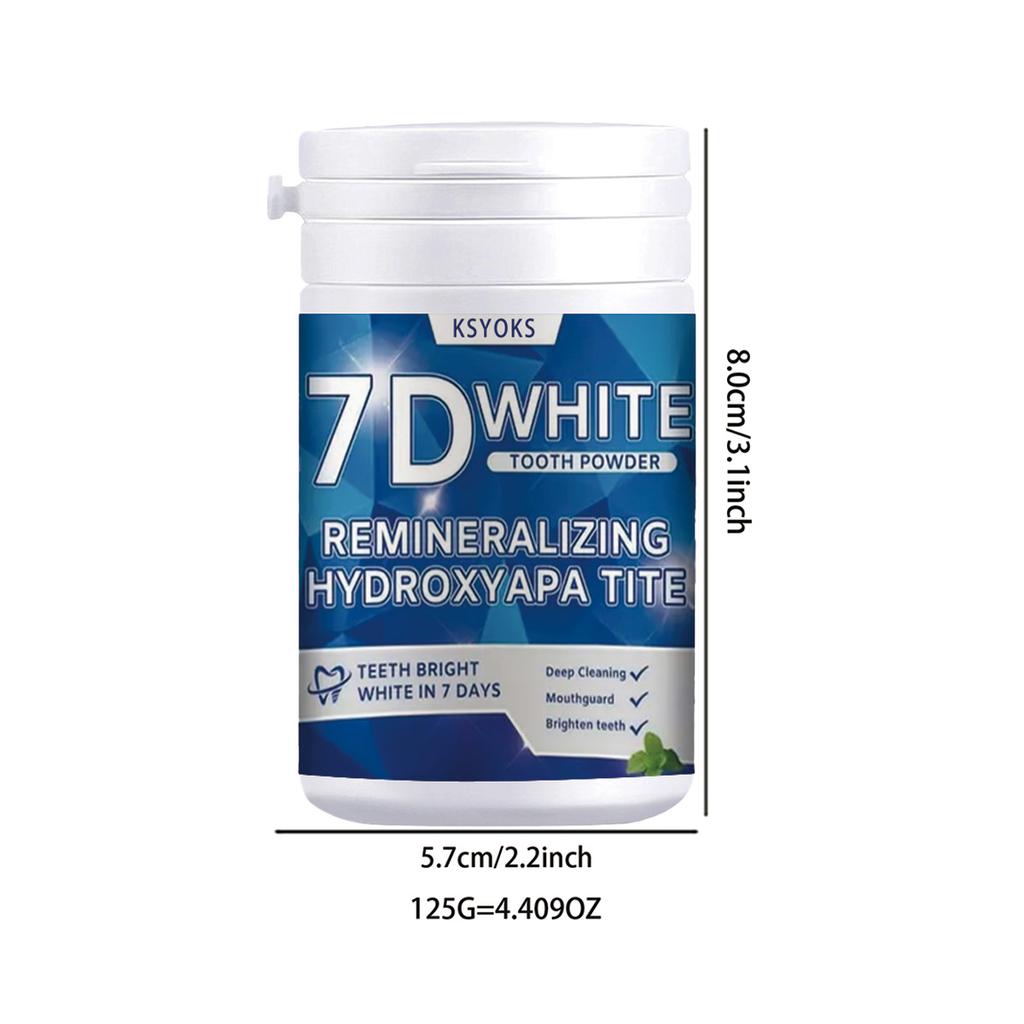 Teeth Turn White Within 7 Days, As If Illuminated, Becoming Transparent and Clean