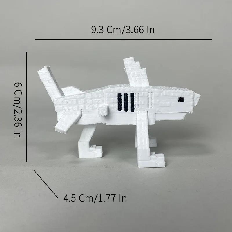 3D Printed Brainrot Animals Tralalelo Tralala Sharkbricks Gift For Children Car Desktop Home Decor