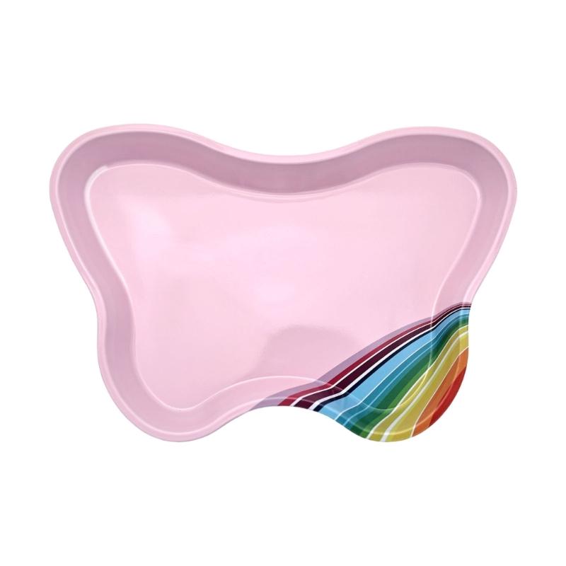 

Поднос для украшений из нержавеющей стали, органайзер для косметики и макияжа, поднос для хранения маникюрных инструментов, поднос для мелочей для дома, для использования в маникюрном салоне розовый