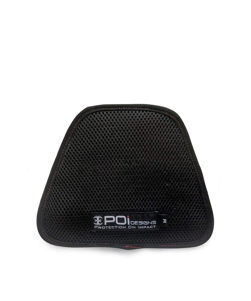 POi SPORTS Ochraniacz klatki piersiowej CE Średni Czerwony OPC-01-PRO/M