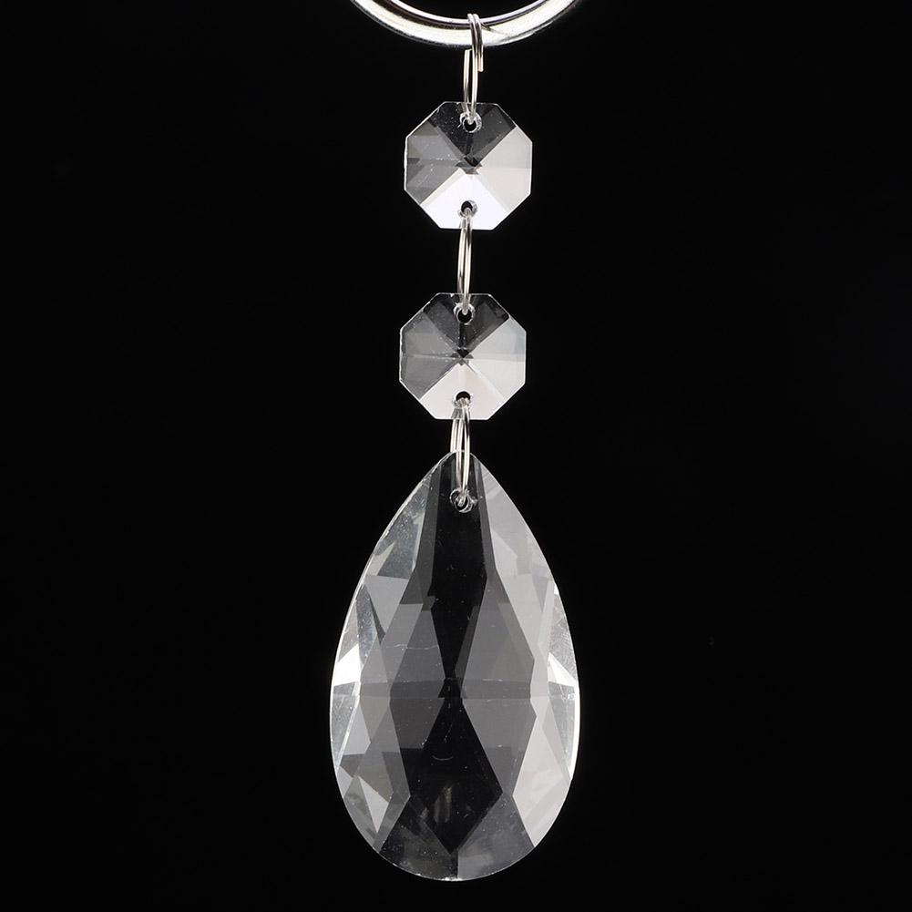 1Pcs Transparent Crystal Glass Hanging Strings Craft Decoration Accessories(#2)