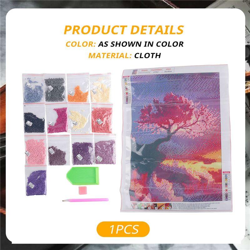 Diy 5D Diamond Painting Kits For Adults, Embroidery Paintings Rhinestone Pasted Diy Crystal Painting Art Crafts For Home