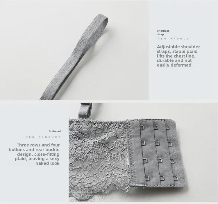 Set Sutiene Sexy cu Dantelă pentru Femei: Mărimi mari cu susținere pentru sâni mari, îmbunătățind silueta, design subțire și confortabil.