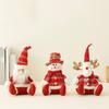Weihnachtsdekorationen Sitzende Wichtel Ornamente Claus Strickpuppe Puppe Weihnachtsschmuck