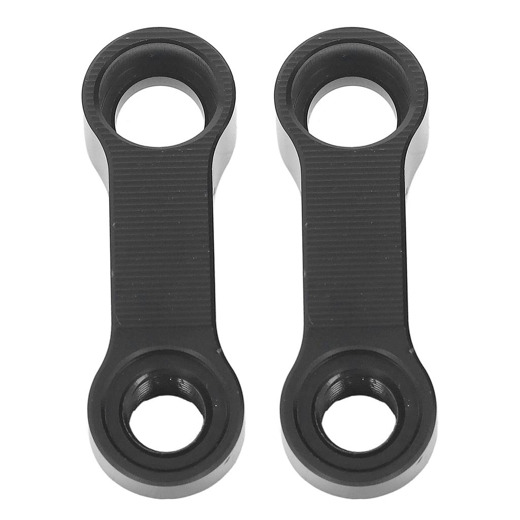 10mm Mirror Risers Extenders Aluminium Alloy Spacers Extension Adapter Kit for F900XR F900R S1000XR S1000R Black