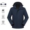 Thickened 3-in-1 Workwear Mountaineering Jacket with Custom Embroidery Logo for Winter 4S Shop Enterprise Culture.