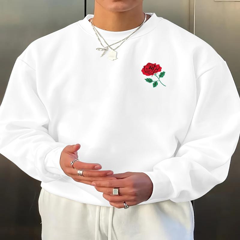 

Crew Neck Sweatshirt, Breathable & Versatile, Suitable for Work From Home & Weekend Trips XXL чорний