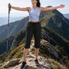 Damen Capri-Hosen mit Taschen Lockerer Schnitt Lässige Sportliche Capri-Hosen Leichte Taille mit Kordelzug Cargo-Capris zum Wandern