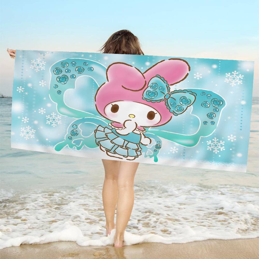 Cute My M-Melody Big Microfiber Beach Towels Quick Dry Towel Sand Beach Towels Pool Towel for Travel Swim Pool Yoga
