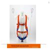 OLOMM Full Body Fall Protection Safety Harness with Double Lanyard