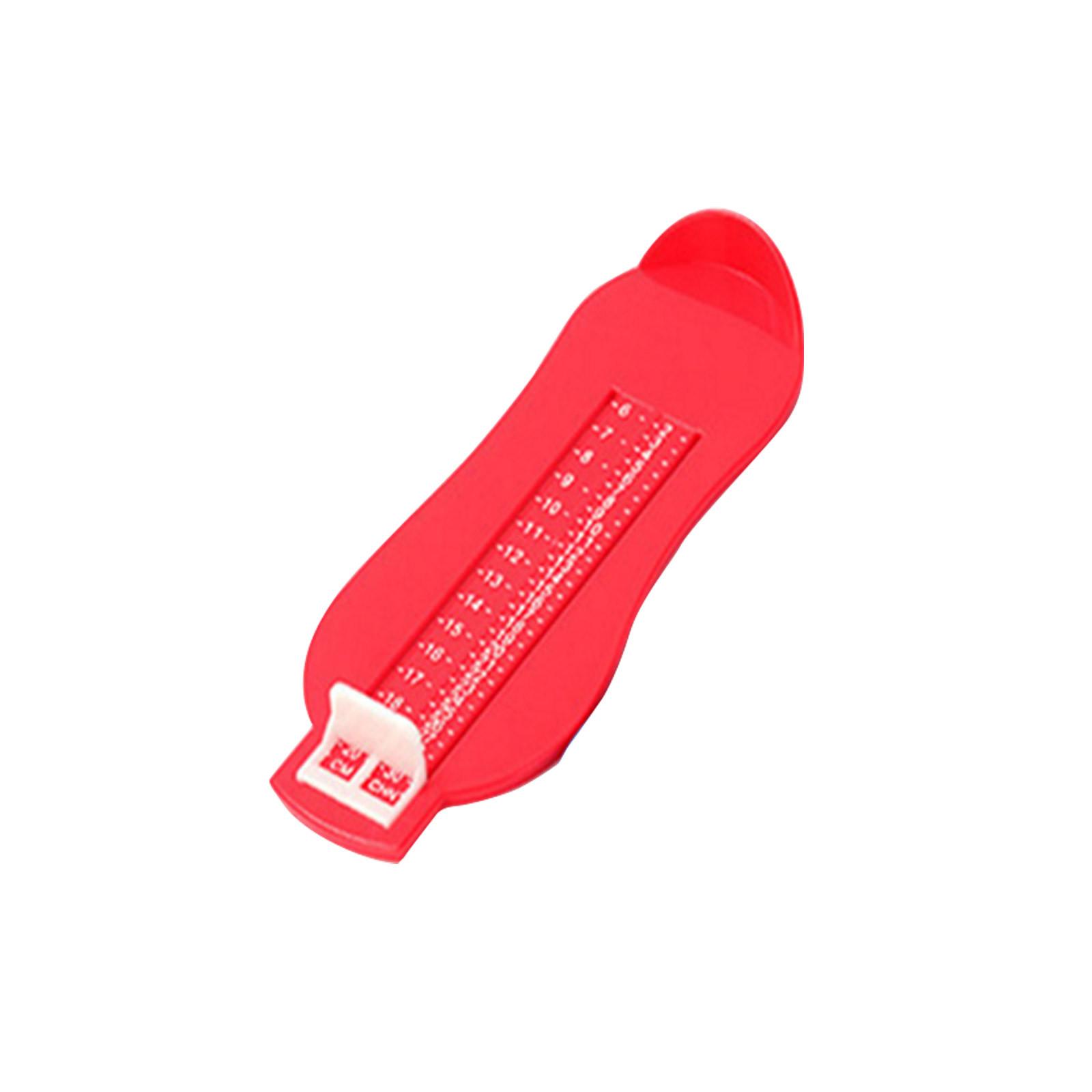 

Прибор для измерения стопы для измерения длины стопы домашних детей One Size красный