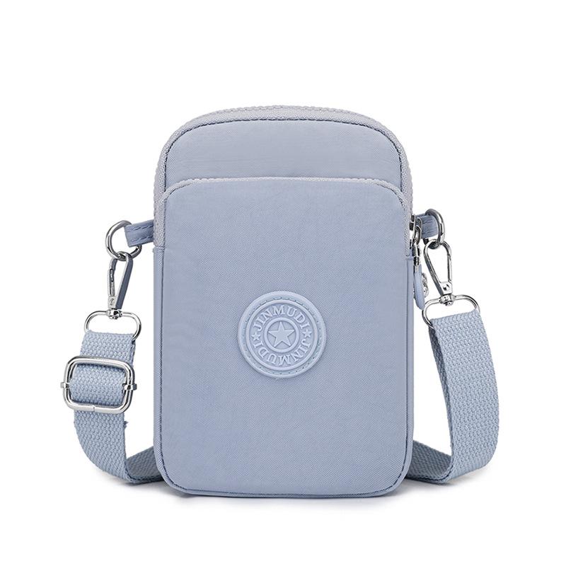 Women's Mini Crossbody Phone Bag - 2025 Multi-layer Oxford Cloth Compact Shoulder Bag