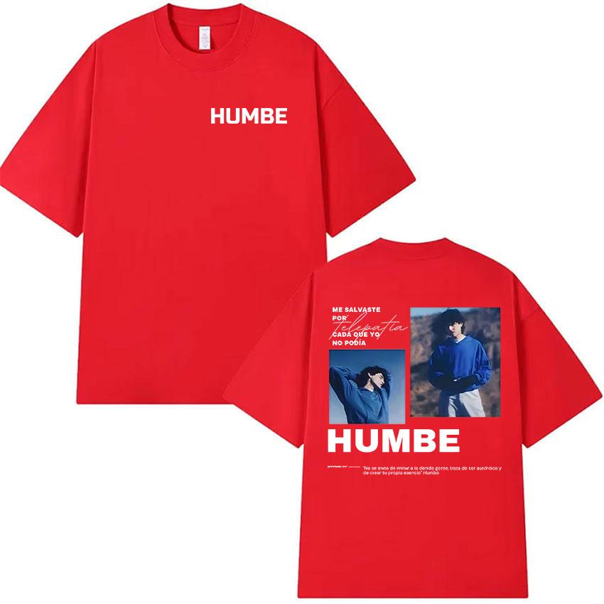 Singer Humbe Dueno Del Cielo Tour 2026 Graphic TShirt Mens Hip Hop Pop Fans Fashion Oversized Cotton T Shirt Gothic Streetwear