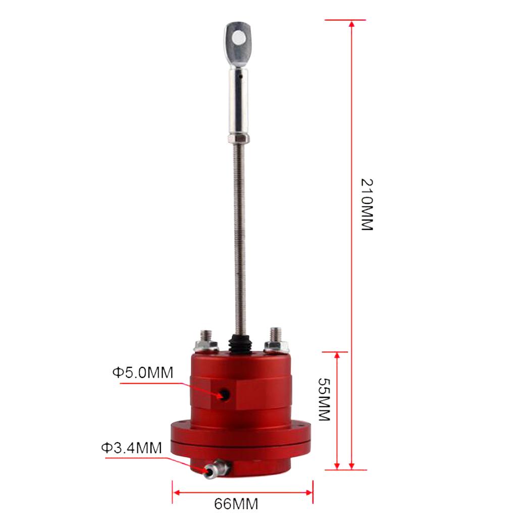 Turbo Wastegate Actuator Adjustable Detachable Rod Clip Turbocharger Accessory for Compressor Supercharger Upgrade