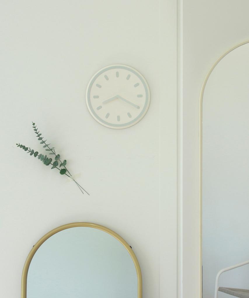 Peniche Line Wall Clock Silent Wall Clock Open-Type Clock 5 Colors