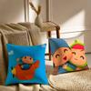 Cute Boy P-Pocoyo-MT Cartoon Pillow Case Printed Brushed Fleece Pillow Baby Skin-Touch Eco-Friendly Dye-Sublimat