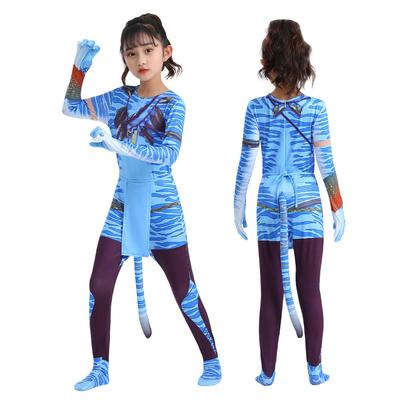 Halloween cosplay kostým water way dětský kostým pro jevištní show dospělé punčochy avatar ples