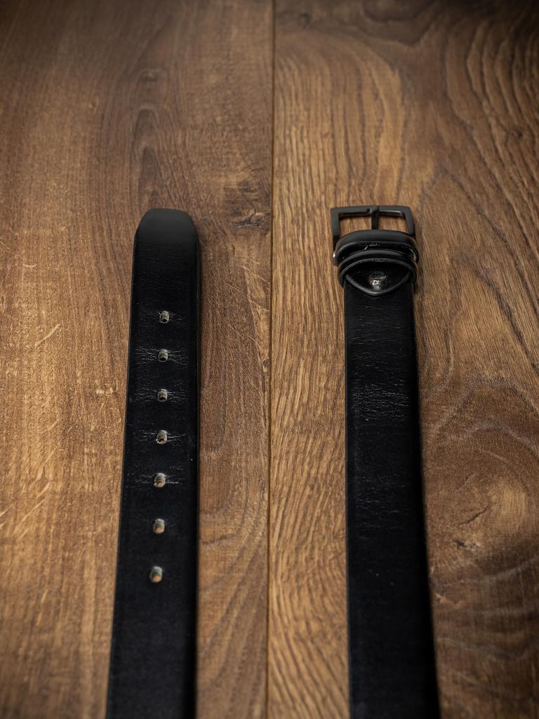 Men'S Leather Belt, Natural Leather, Exclusive