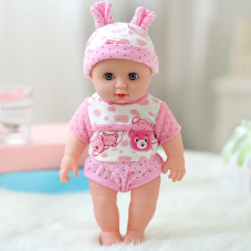 12-Inch White Fashion Doll - Dress-Up, Stuffed Toy for Girls, Playhouse & Reborn Doll