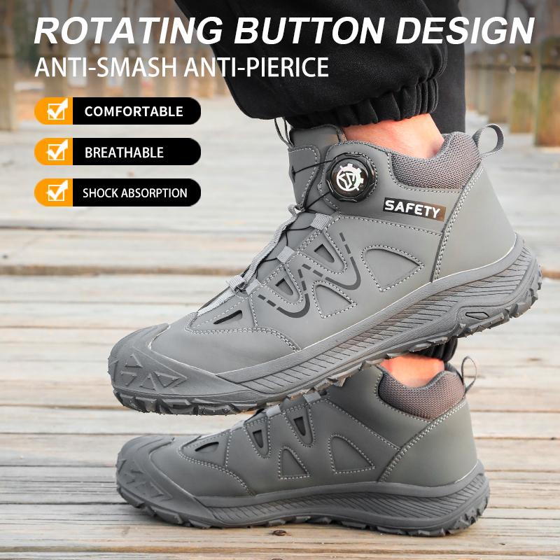 Durable, Anti-smashing, Anti-puncture, Anti-slip Safety Shoes, Protective Shoes, Work Shoes, Industrial and Mining Boots