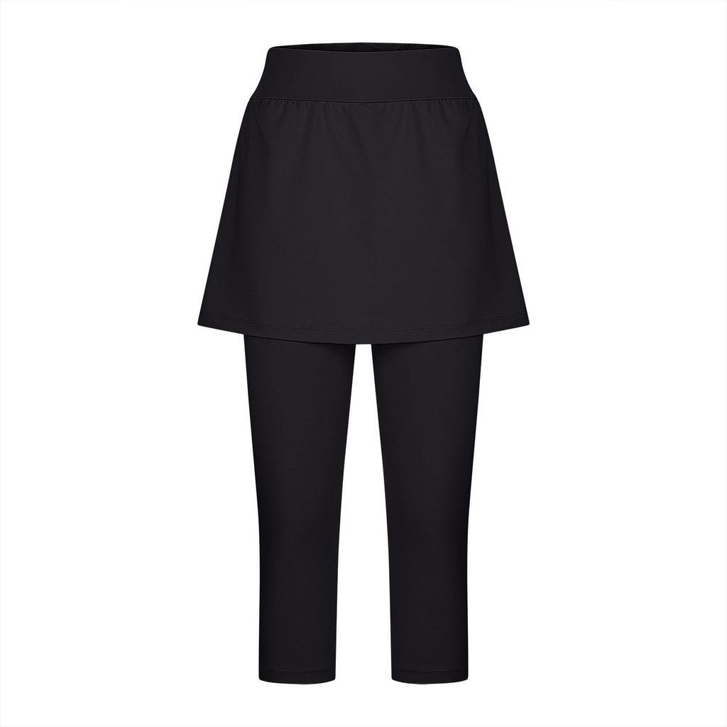 Γυναικείο ελαστικό ψηλόμεσο 3/4 Παντελόνι Casual Active Fit Φαρδύ παντελόνι Capris Leg Παντελόνι με τσέπες