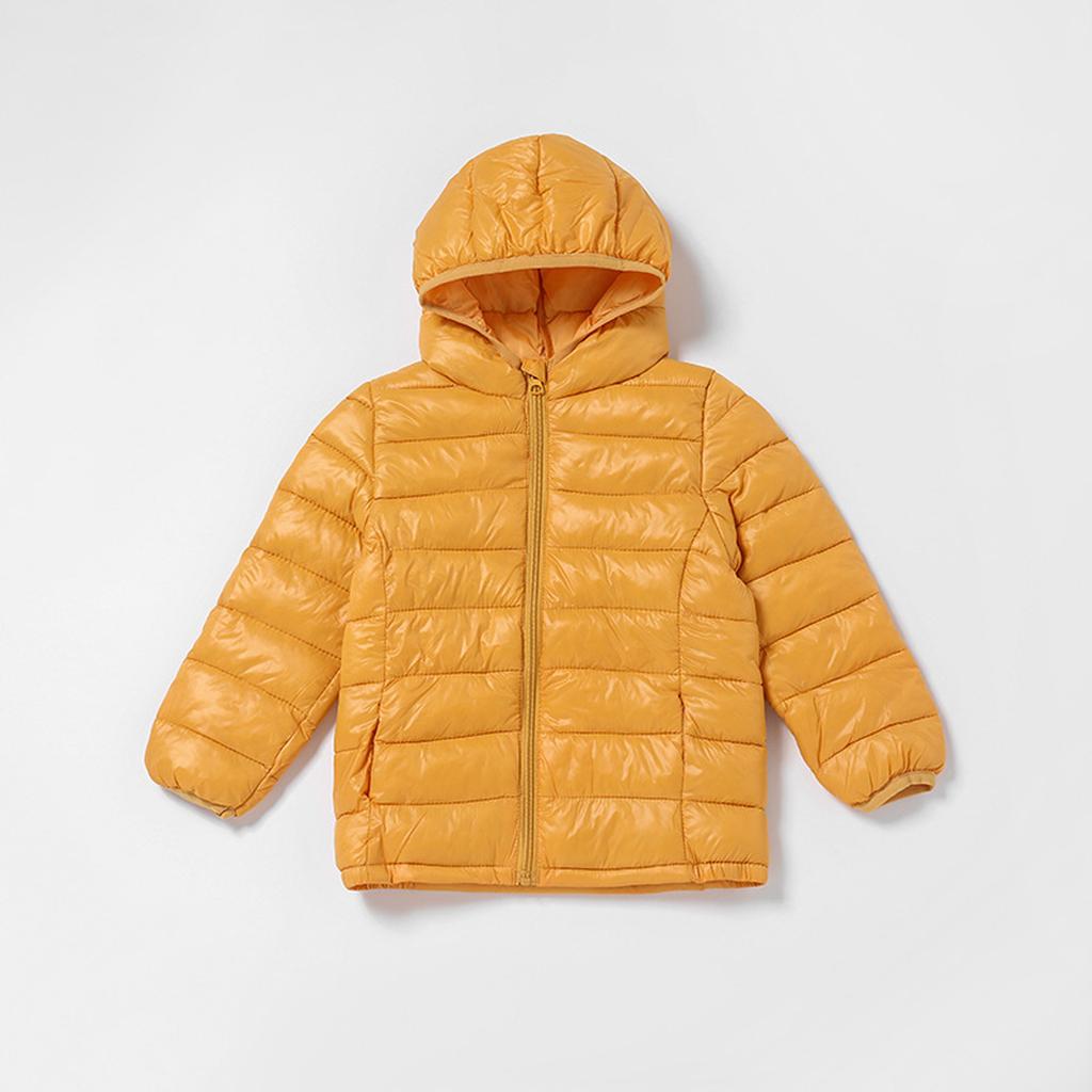 Trendig dunjacka med huva för barn