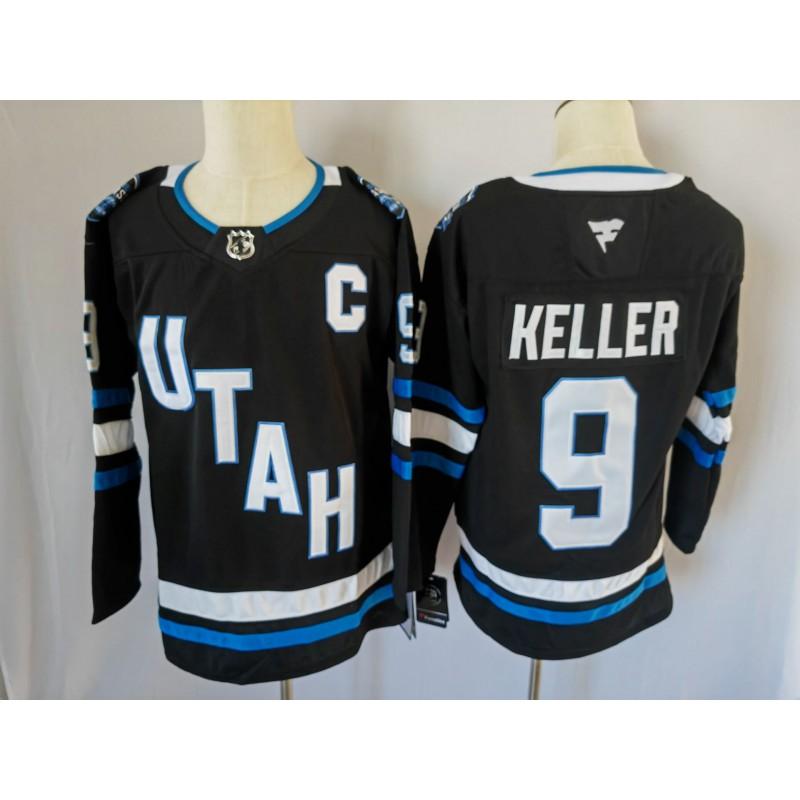 Mens Womens Ice Hockey Practice Jersey Long Sleeve Training Shirt NHL Team Style Utah Grizzlies Devils Kraken Blue Jackets