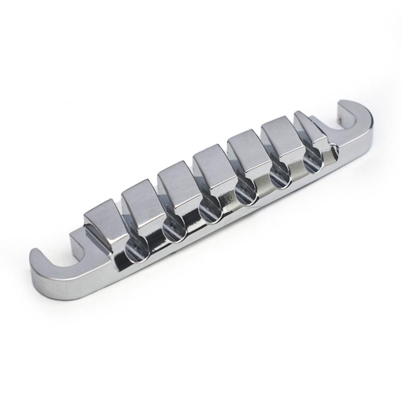 Zinc Alloy Split Guitar Bridge Playability Bridge Tailpiece Replacement Split Guitar Bridge Tailpiece Easy to Install