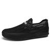 Net shoes men's summer breathable thin hollow men's casual beanie shoes non-slip soft sole summer sports net shoes lightweight