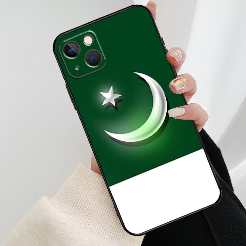 Pakistan Flag Banner Phone Case For iPhone 17 Pro Max 15 14 13 11 12 16 Pro Max mini 15 16 Plus 16e 17 Air Cover