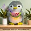 Cute Penguin Comfort Doll with Music Lights Sleeping Music Toy Musical Baby Toy
