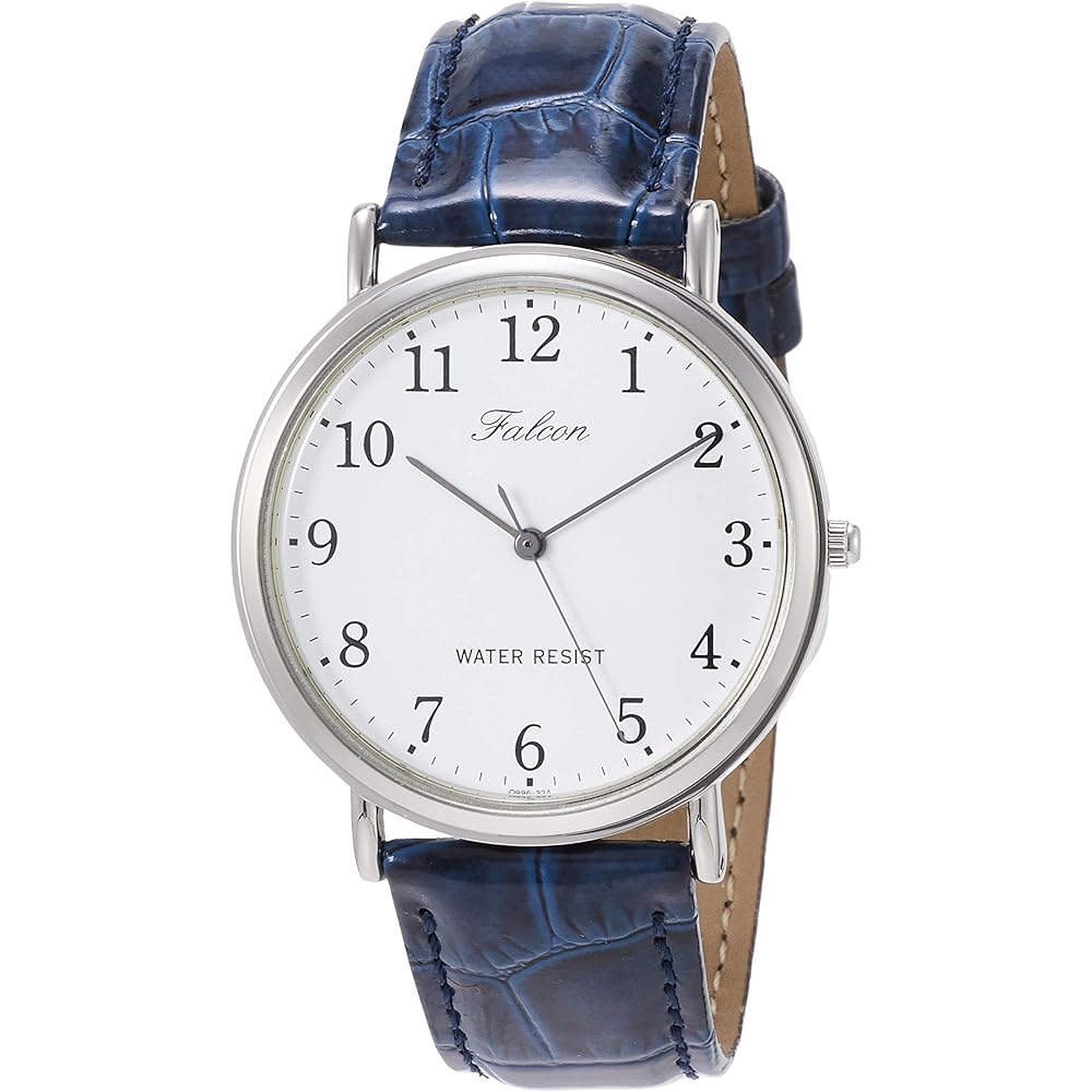 

Citizen Q&Q Analog Waterproof Watch Leather Strap Q996-324 Men s White Navy