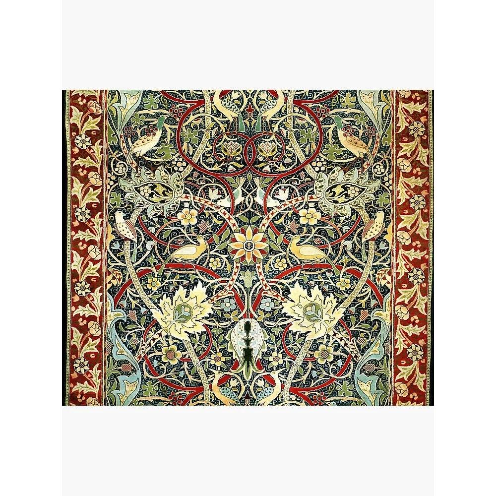 Antique tapestry carpet by William Morris Bullerswood 75x100