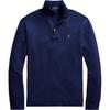 Polo Half Zip Embroidered Polo Shirt Men Tops Nautical-Blue MNPOKNI16821059-410