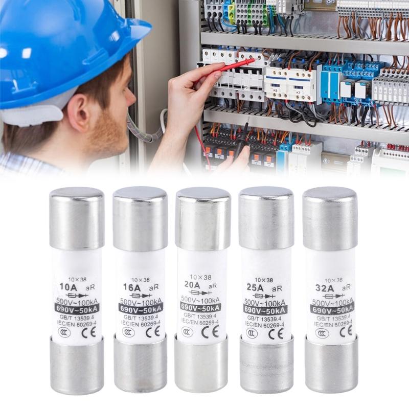 Upgrades Ceramic Fuses set Ceramic Electrical Fuses set Fast Blow Ceramic Fuses set Secure Your Electrical Installations