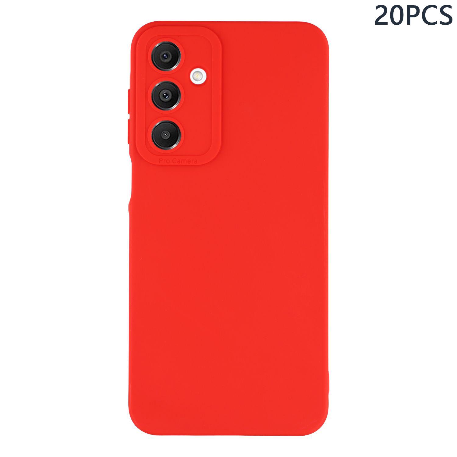 

Bulk Purchasing 20Pcs For Samsung Galaxy A26 5G Case Precise Cutouts 1.3mm TPU Matte Phone Cover Red