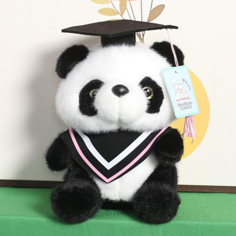 Cute Doctoral Bear Graduation Bear Doll Plush Toy Hat Doctoral Bear Doll Bachelor Bear