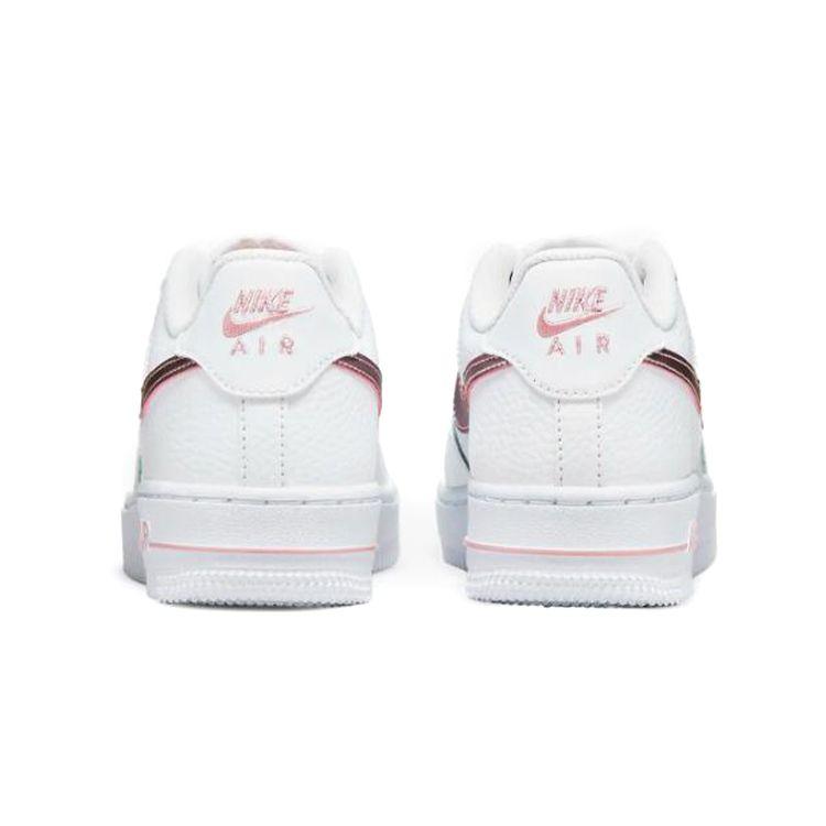 Nike Air Force 1 GS Λευκά Ροζ Γλάσο Παιδικά Αθλητικά Παπούτσια CT3839-104