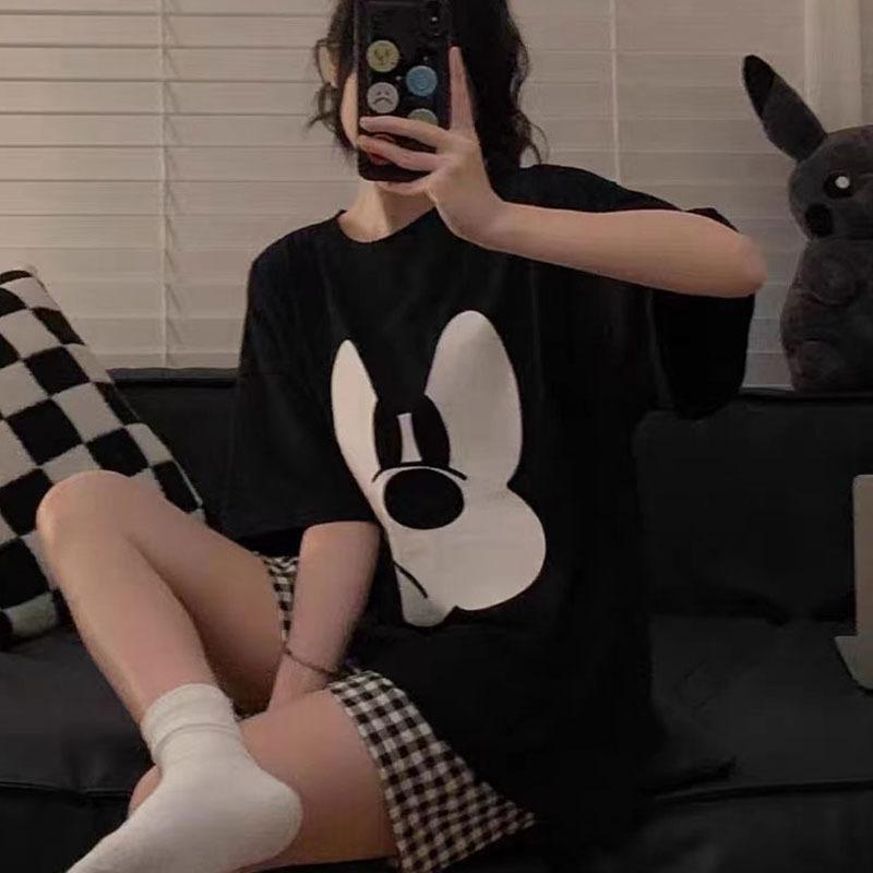 Factory Women's Pajamas Summer Cotton Short-sleeved Shorts Set New Year's Simple Casual Thin Loungewear