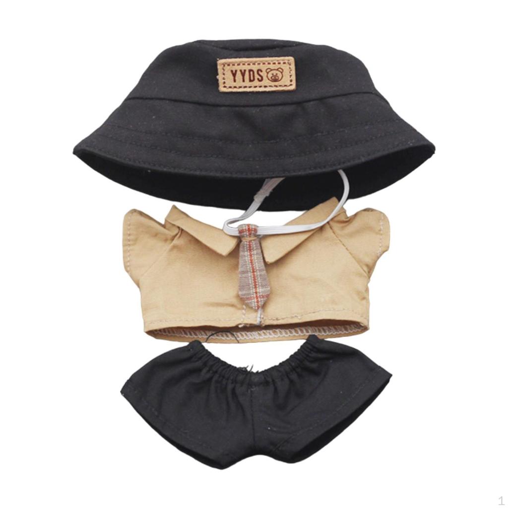 4 Pieces Mini 6 Inch Doll Clothes Cute Suit Set Pants Outifits