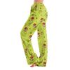 Pajama Pants Sleepwear Casual Drawstring Elastic Waist Pants Comfy Straight Yoga Loose Trousers