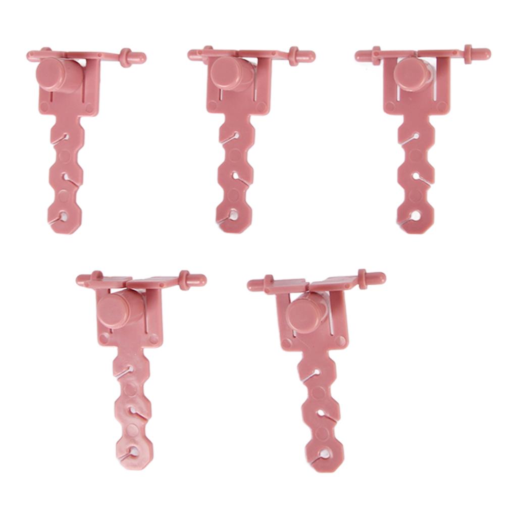 5 st Spänningsanordningar för stickmaskin Stark plast Enkel användning Stabil stickspänningsadapter för