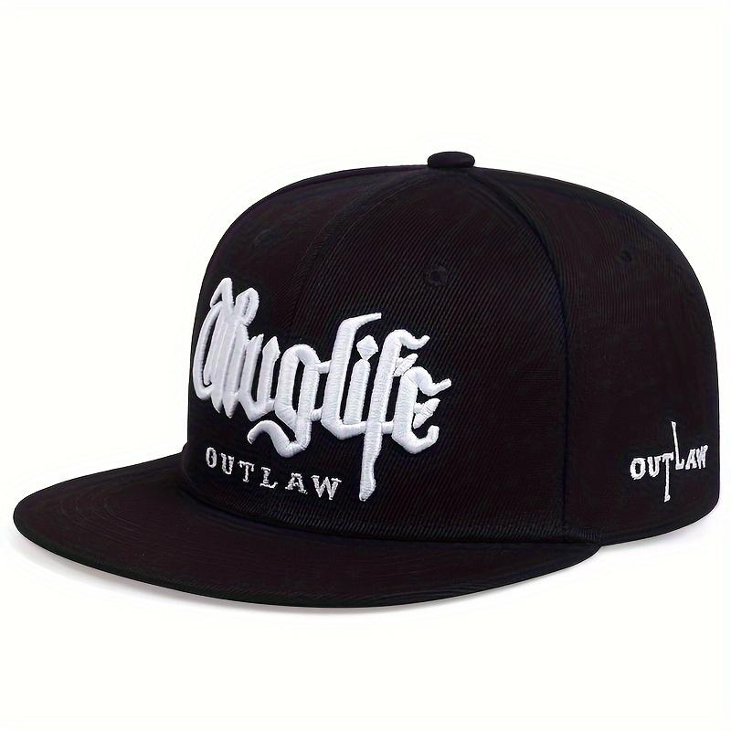 1 buc Șapcă Snapback la Modă Brodată Thug Life, Șapcă de Baseball pentru Sporturi în Aer Liber pentru Bărbați și Femei