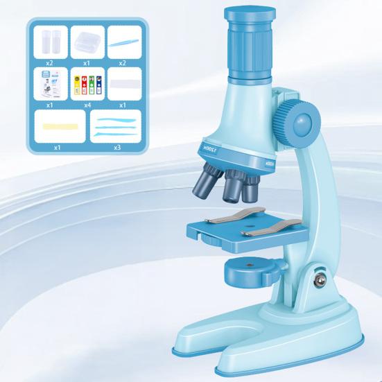 Dětský mikroskop s LED světlem 100-1200x zvětšení Biologický mikroskop pro batolata Vzdělávací mikroskop Vědecký experiment Mikroskopická hračka