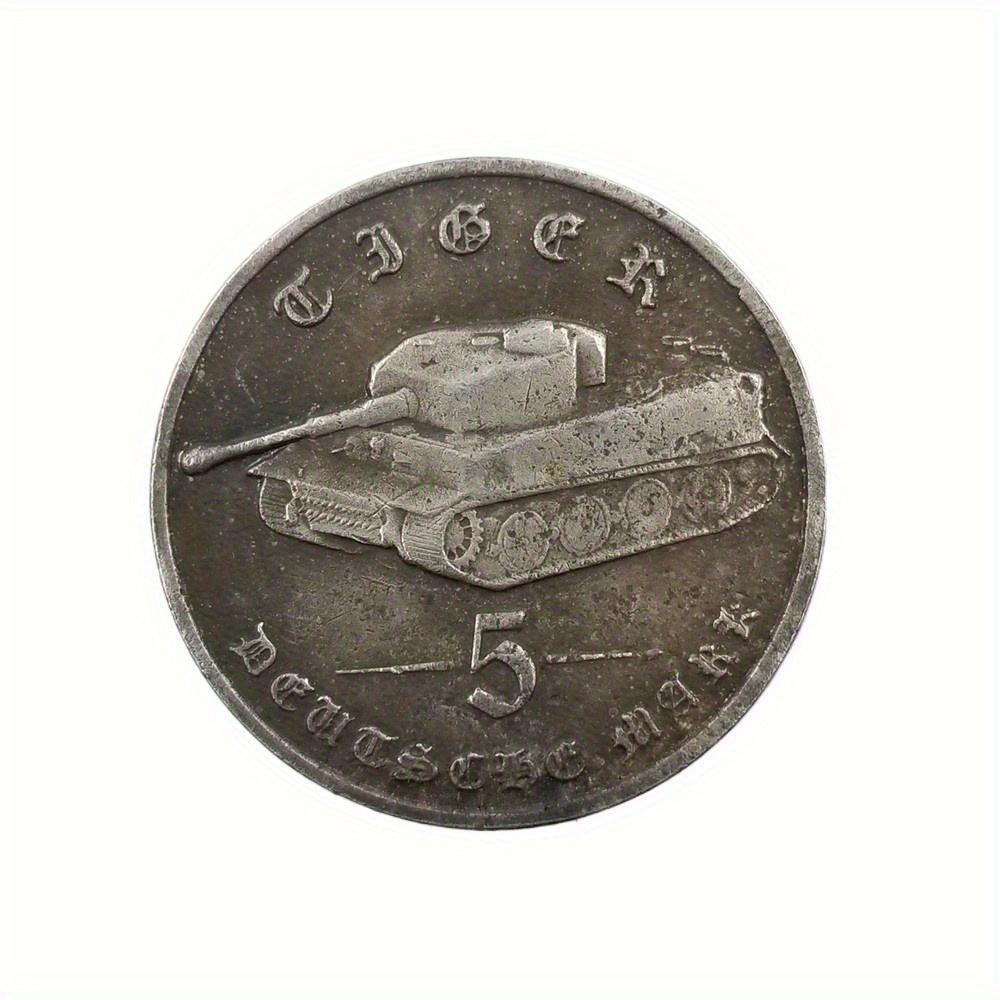

1 Pc Tank Commemorative Badge The Tiger Tank Metal Badge Craft Ornament Gift Medal 1pcs