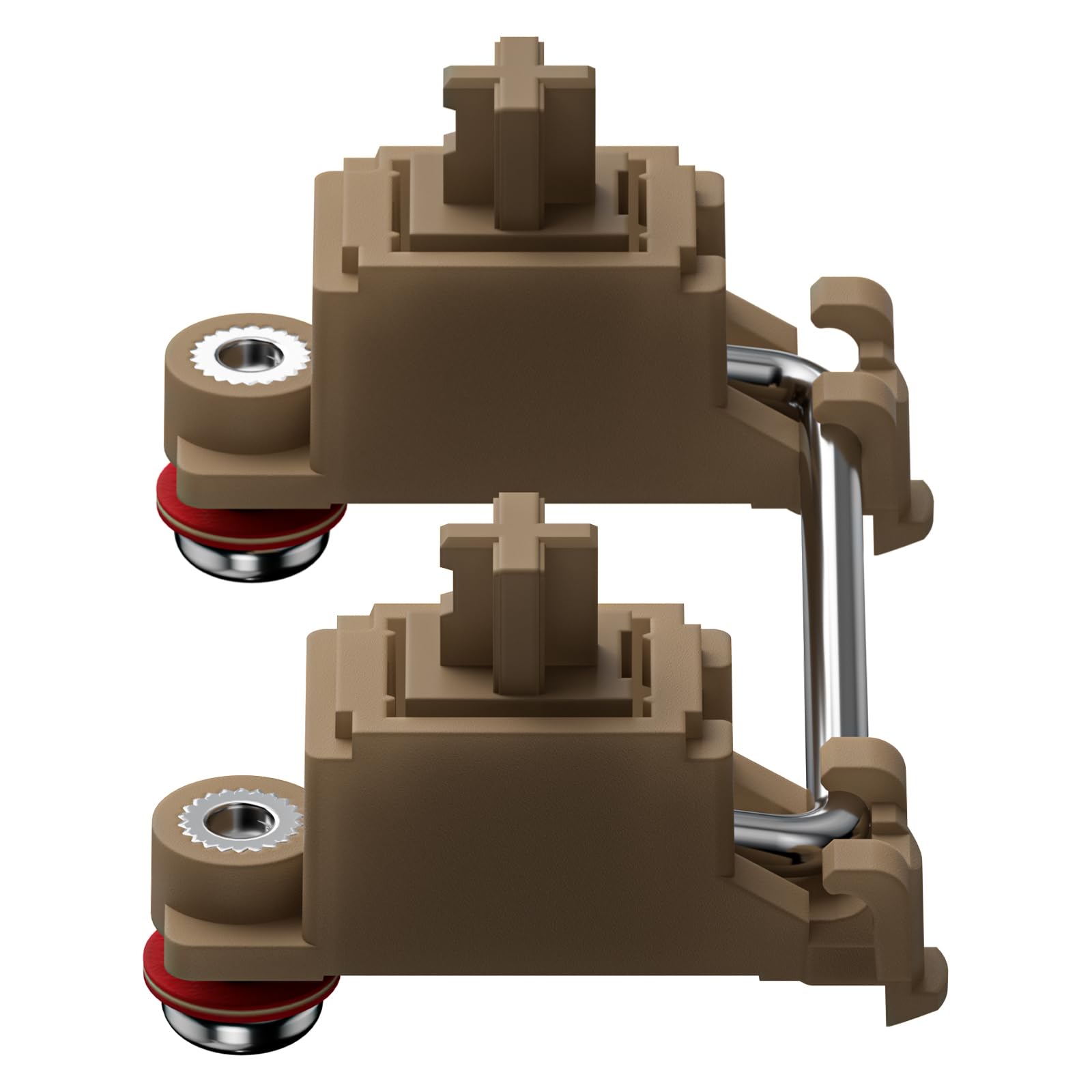 

GATERON Stabilizer for Mechanical Keyboard Satellite 2U Screw-in 60% Switches, 7U, 6.25U, (Khaki)