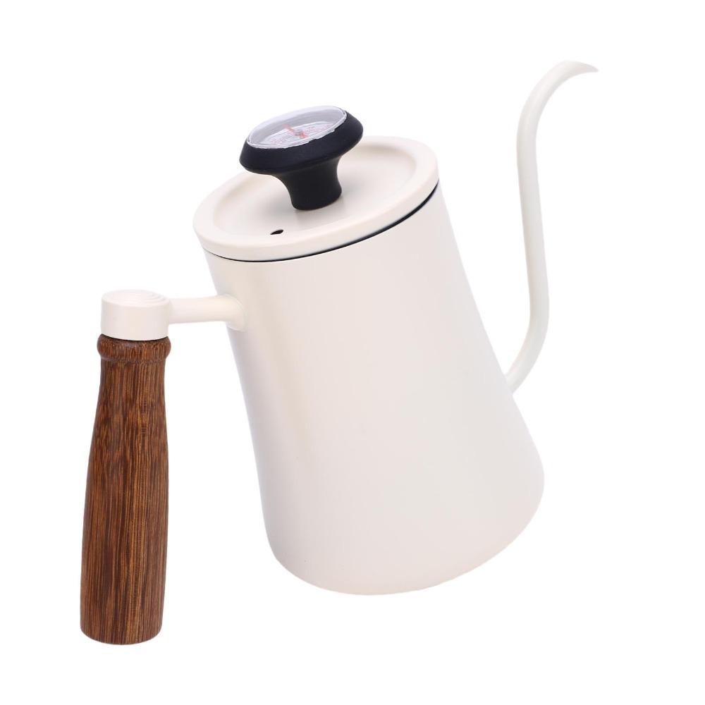 Temperature Meter Coffee Brewing Pot 550ml Capacity Coffee Kettle Home Kitchen Use